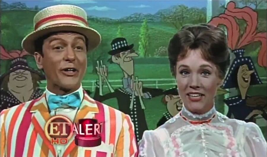 Dick Van Dyke And Julie Andrews In Mary Poppins [Screenshot | YouTube]