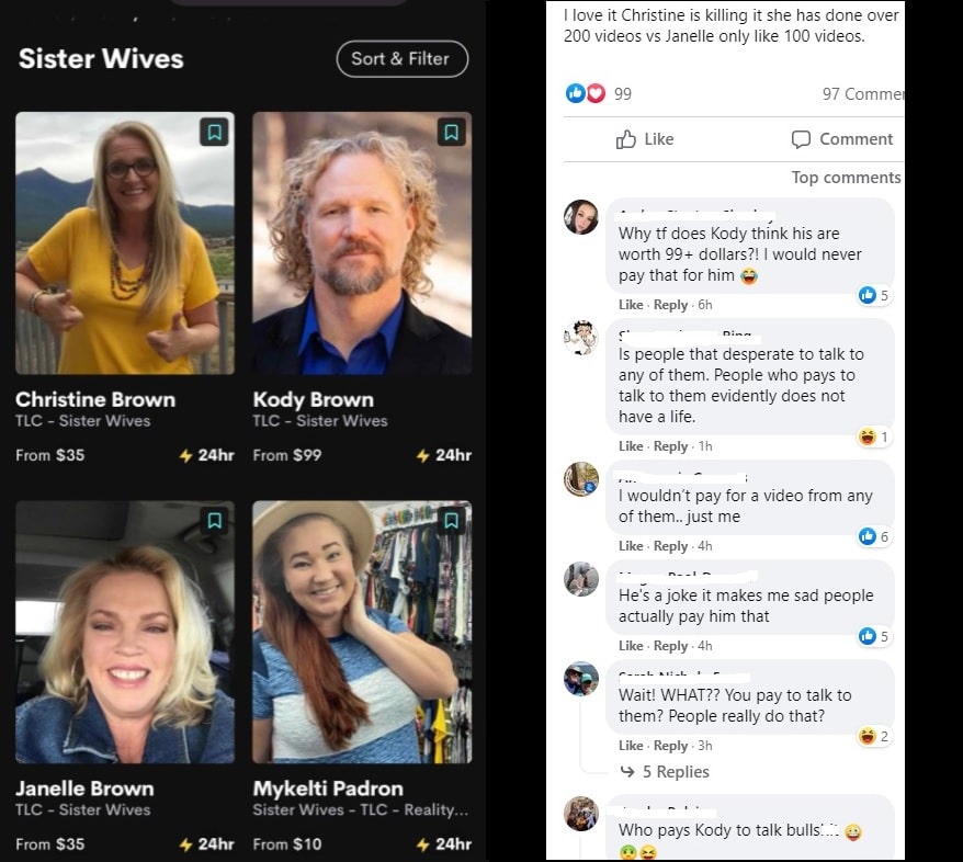 Sister Wives Facebook Chatter