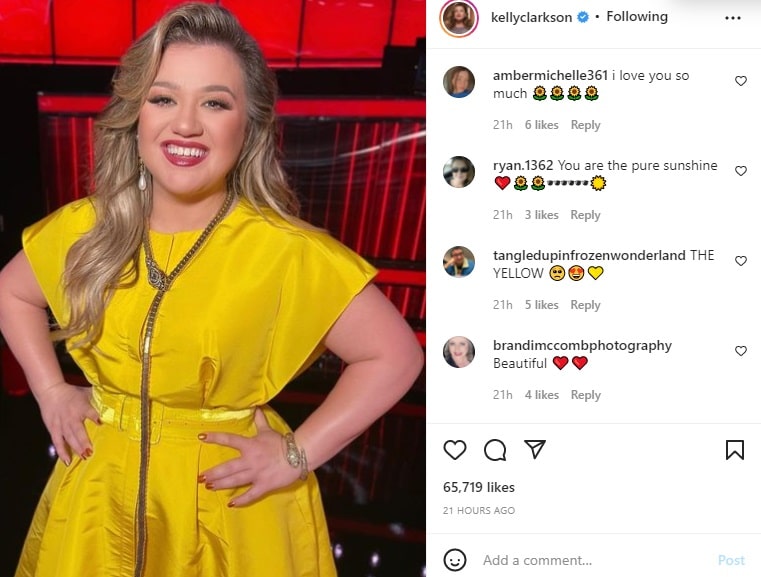 Kelly Clarkson Instagram